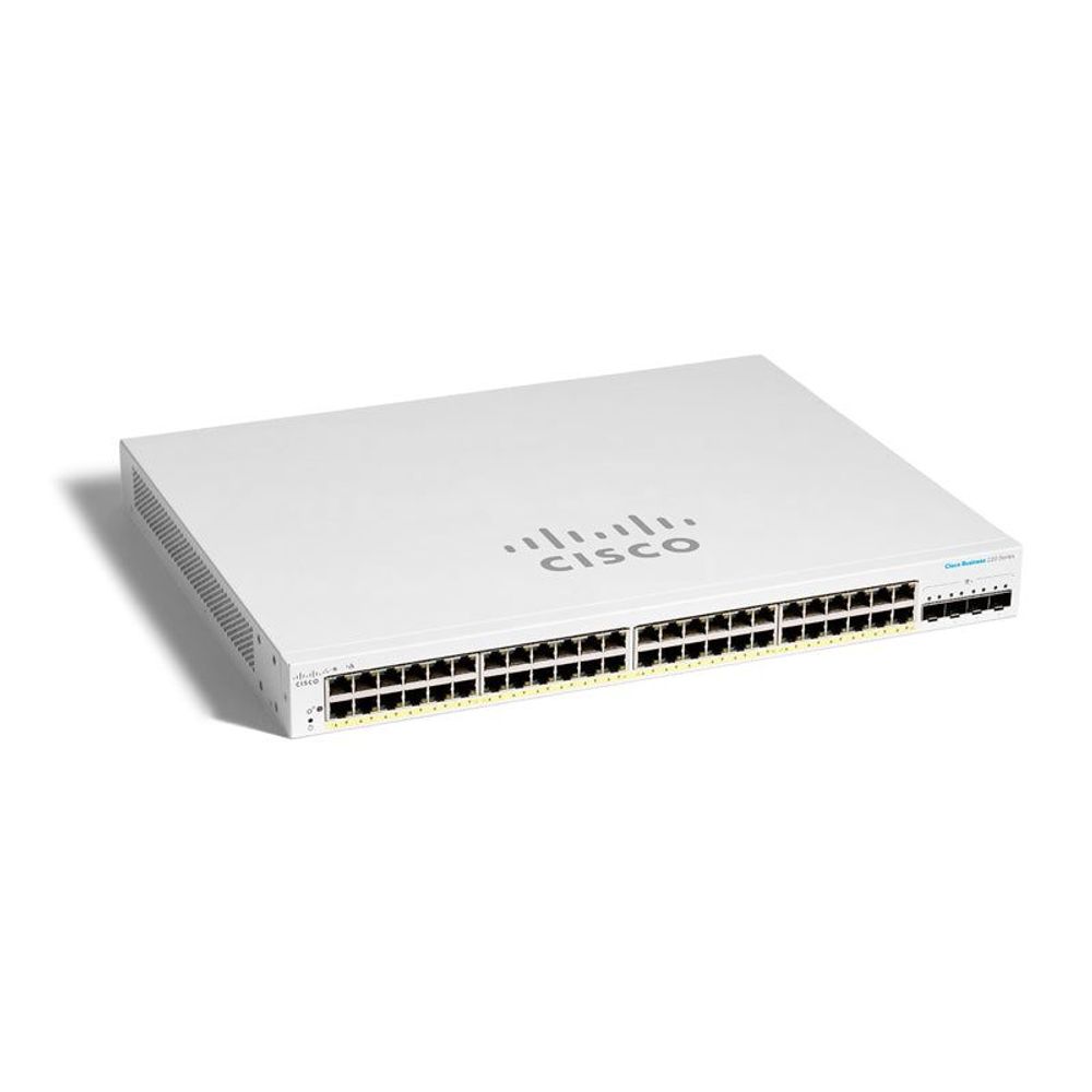 CBS220-48P-4G-AU - CBS220 Smart 48-port GE, PoE, 4x1G SFP Managed PoE Switch