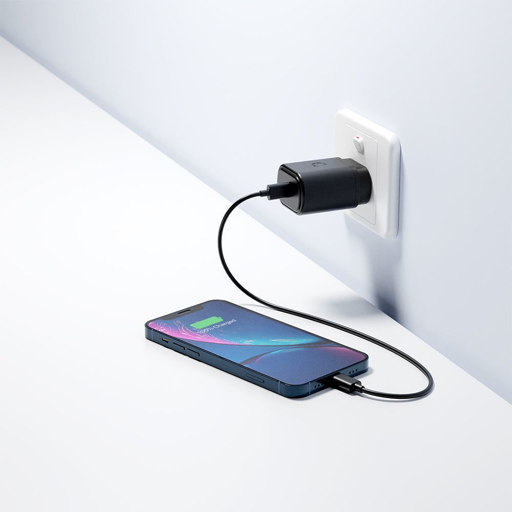 CY3613PDWCH - Cygnett 20W USB-C PD Wall Charger AU - Black