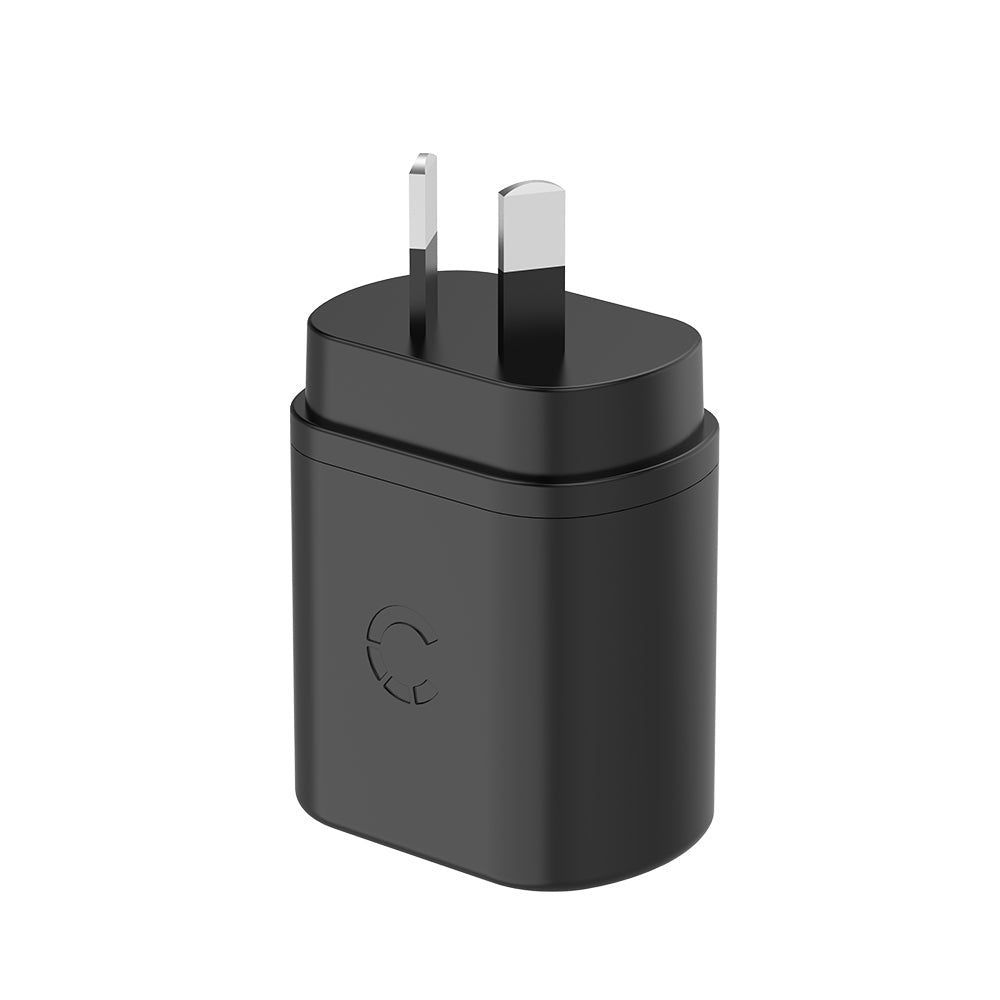 CY3613PDWCH - Cygnett 20W USB-C PD Wall Charger AU - Black