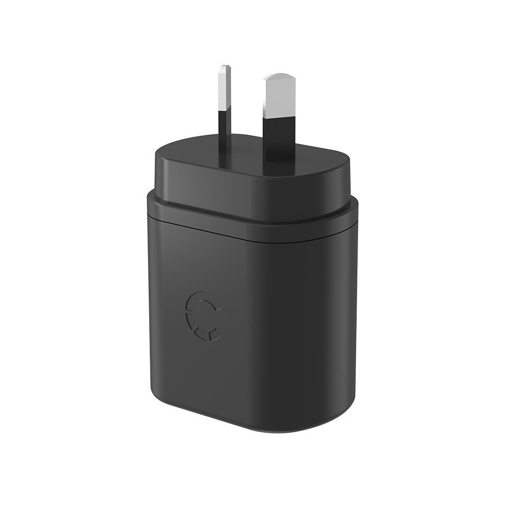 CY3674PDWLCH - Cygnett 25W USB-C Wall Charger AU - Black