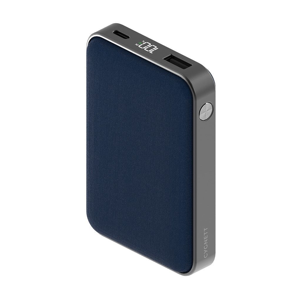 CY3701PBCHE - Cygnett ChargeUp Reserve V2 10000 mAh 20w Power Bank - Blue