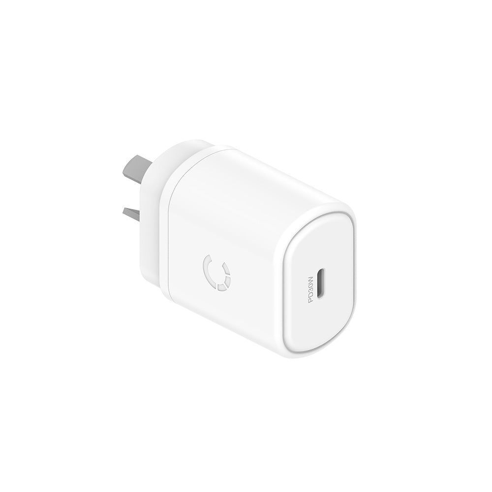 CY3904PDWCH - Cygnett 30W USB-C Wall Charger AU - White