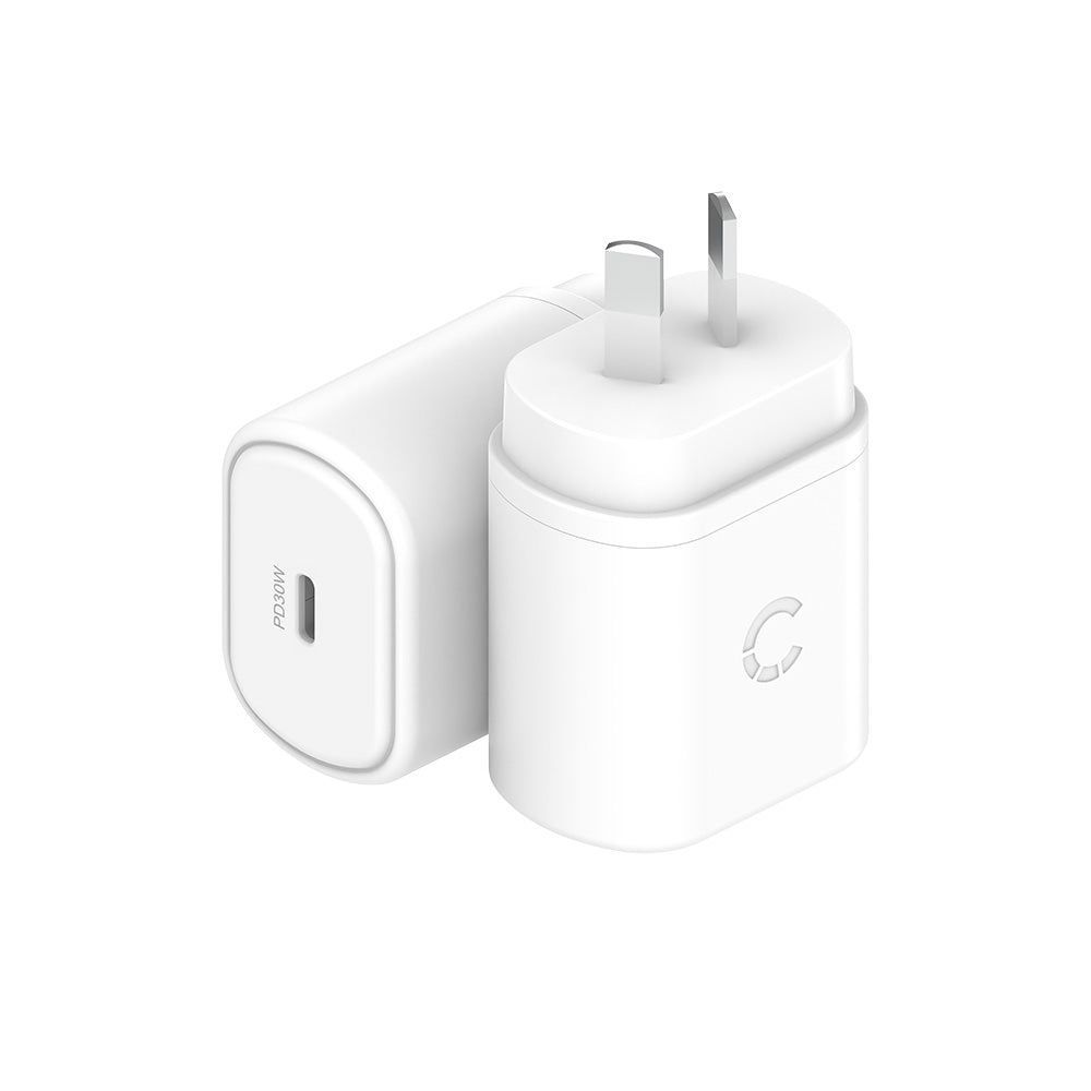 CY3904PDWCH - Cygnett 30W USB-C Wall Charger AU - White