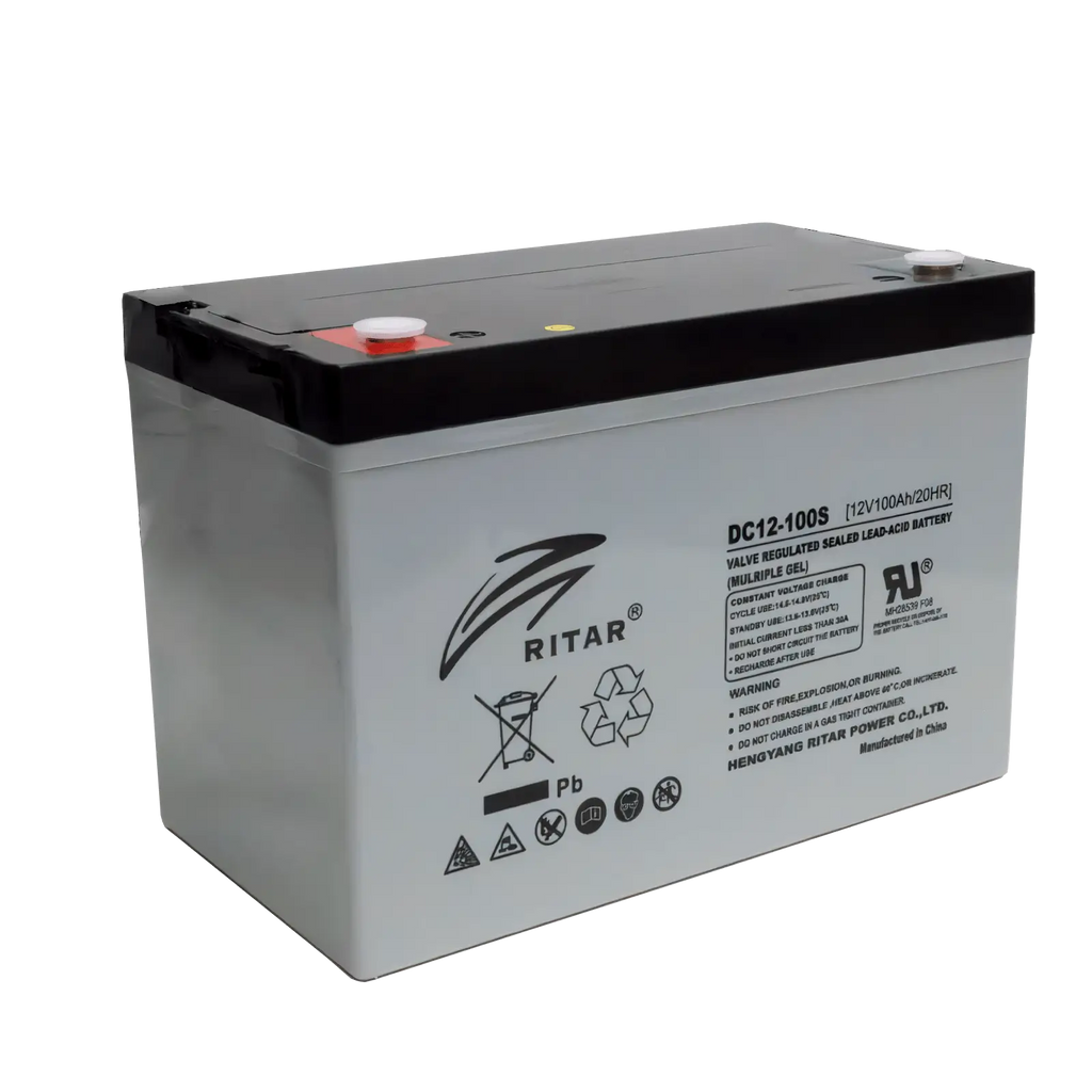 DC12-100S - Ritar 12V 100Ah DC Series AGM Deep Cycle Battery