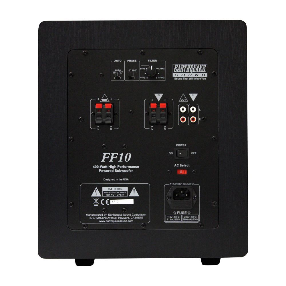 FF-10 - 10" Powered Subwoofer Front Firing (FF-10) – Earthquake Sound