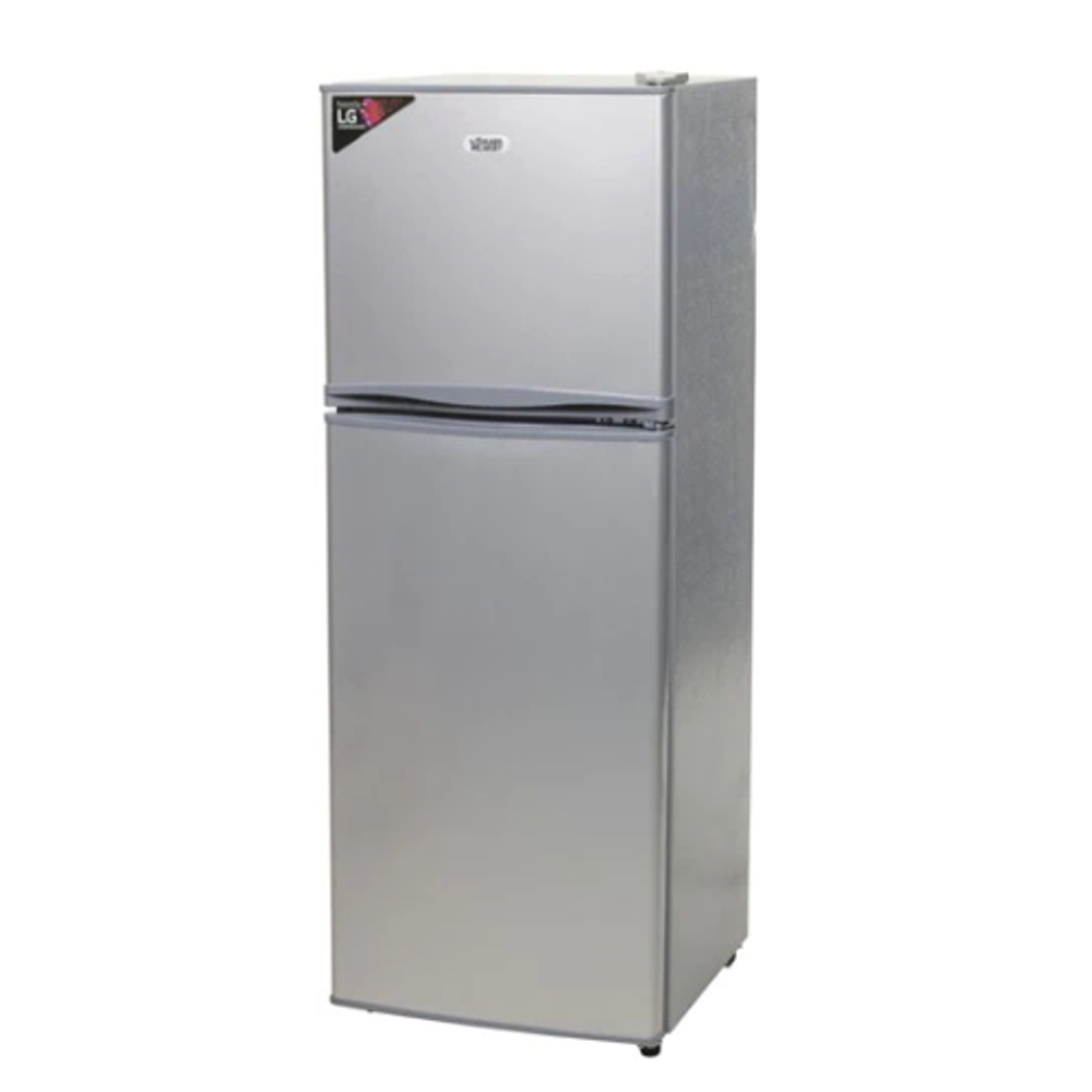 GH1662 - 138L Brass Monkey Slim-Line Double Door Fridge/Freezer