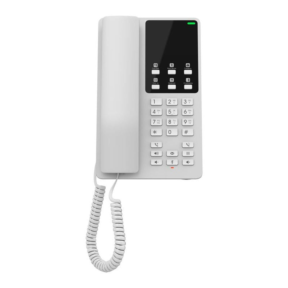 GHP620W - Grandstream GHP620W Desktop Hotel Phone w/ built-in WiFi - White