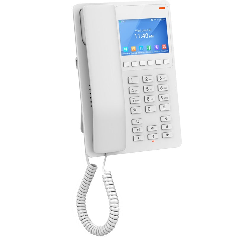 GHP630 - Grandstream GHP630 Desktop Hotel Phone with 3.5' Colour LCD and PoE - White