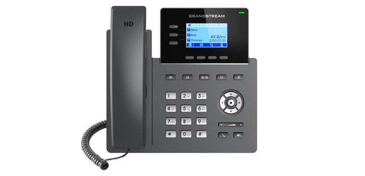 GRP2603P - Grandstream GRP2603P 3 Lines 3 SIP Account IP Phone with PoE