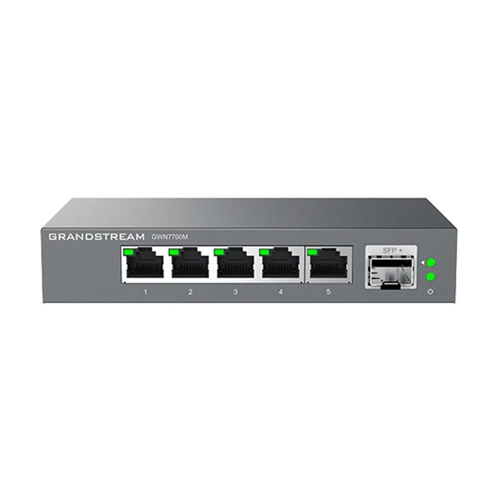 GWN7700M - Grandstream GWN7700M 5 Port 2.5 Multi-Gigabit, 1 x SFP+ Unmanaged Ethernet Switch