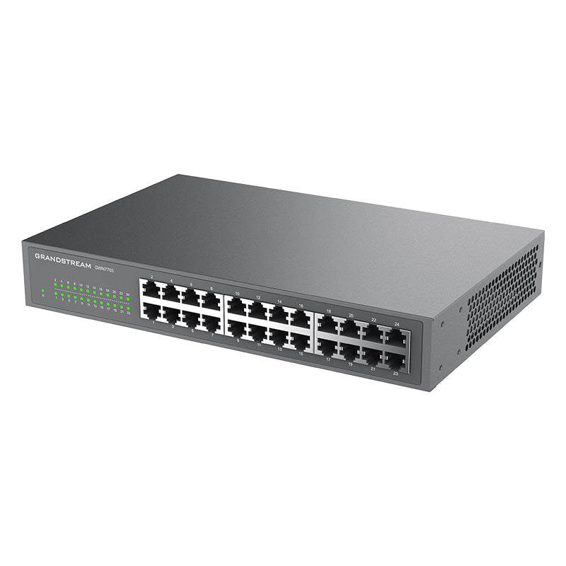 GWN7703 - Grandstream GWN7703 24 Port Gigabit Unmanaged Network Switch