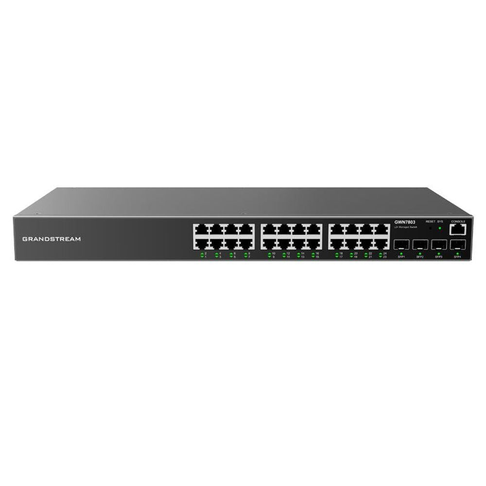 GWN7803 - Grandstream GWN7803 24 Port Gigabit Managed Switch