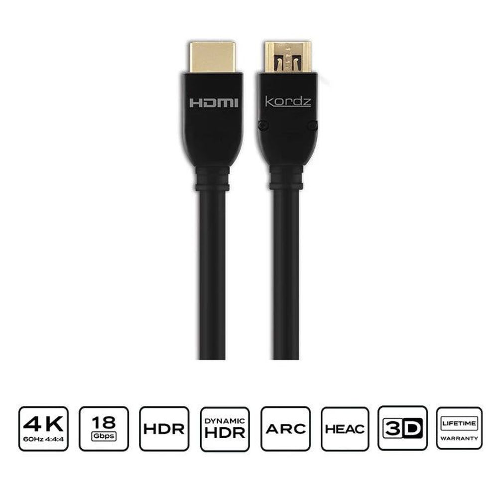 K36036- - HDMI Cable PRS3 Passive series, 4K UHD 18Gbps – Kordz