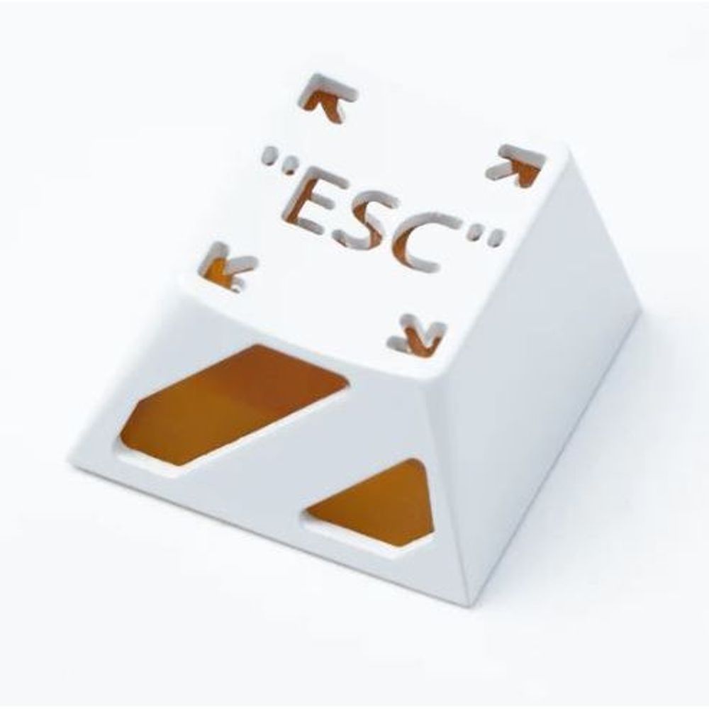 KEYC-AT-7 - Keychron ESC Key Aluminium Alloy White Artisan Keycap (1u)