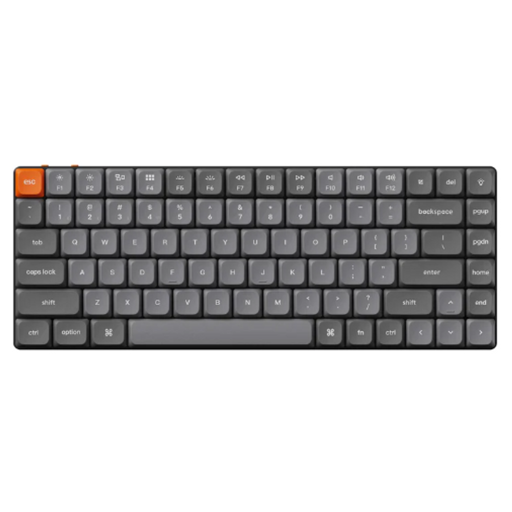 KEYC-K3M-B3 - Keychron K3M-B3 75% Brown Switch RGB Black QMK/VIA Low Profile Gateron Wireless Mechanical Keyboard