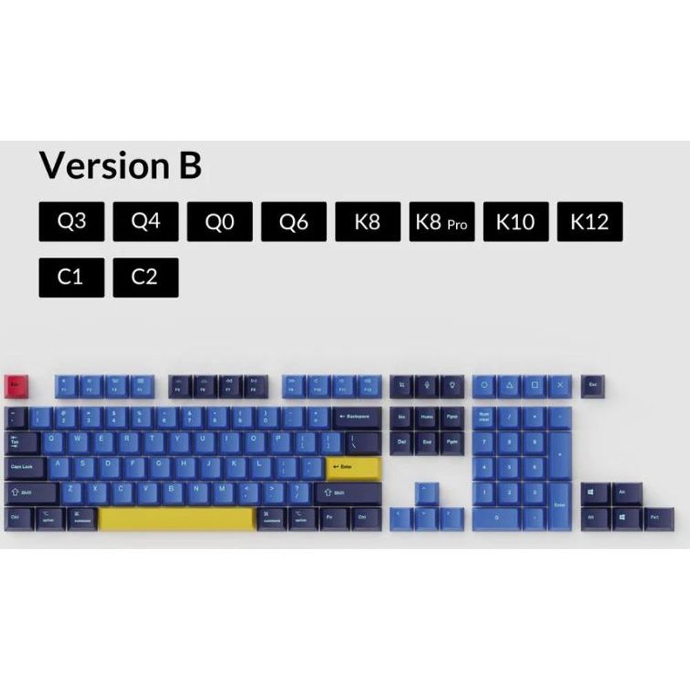 KEYC-PBT-32 - Keychron OEM Dye-Sub PBT Keycap Set - Beach