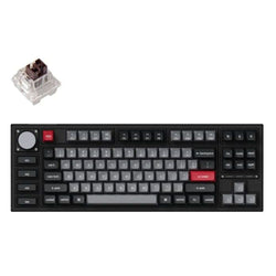 KEYC-Q3P-M3 - Keychron Q3P-M3, 80%, Brown Switches, Carbon Black, QMK/VIA, Keychron K, Mechanical Wireless Pro, Knob