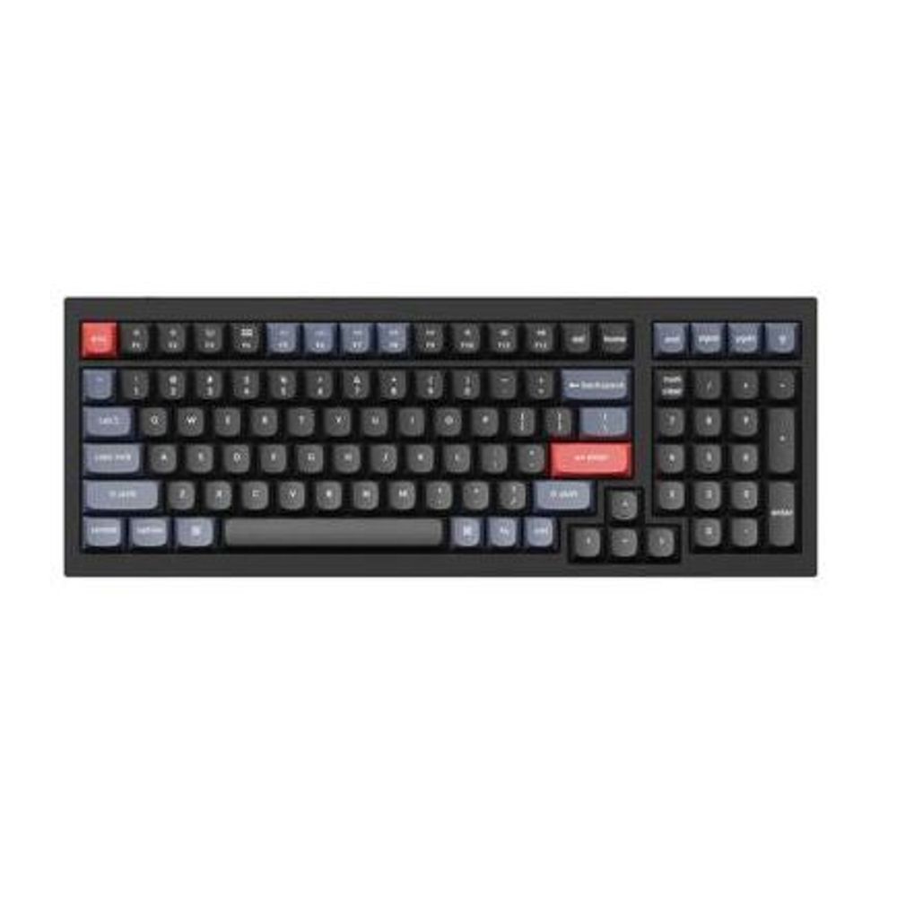 KEYC-Q5-C3 - Keychron Q5-C3, 96% Layout 100 Keys, Brown Switch, RGB, Black, Hot-Swap, Gateron G Pro, Mechanical Wired Keyboard