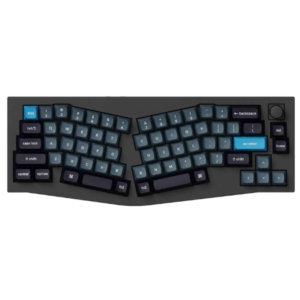 KEYC-Q8P-M3 - Keychron Q8P-M3 65% Brown Switch Non Backlit Carbon Black QMK/VIA Mechanical Wireless Pro with Knob Alice Keyboard