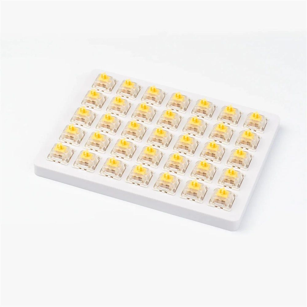 KEYC-Z64 - Keychron Gateron Switch Set with holder 35pcs/Set Yellow