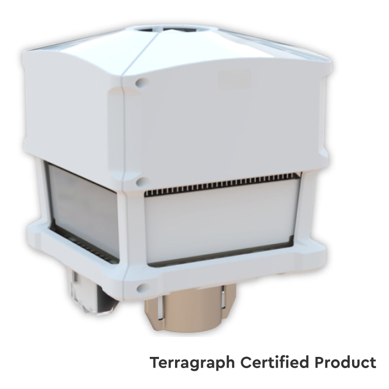 MLTG-360-2R-WW - MetroLinq 60GHz Terragraph Distribution Node (DN) with 2 radios, 180° coverage (Adjacent sector placement)