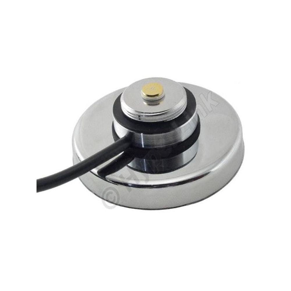 MNT-01 - L-com NMO-Series Chrome Mobile Magnetic Mount with 3m LLC195 and RP-SMA Male Connector