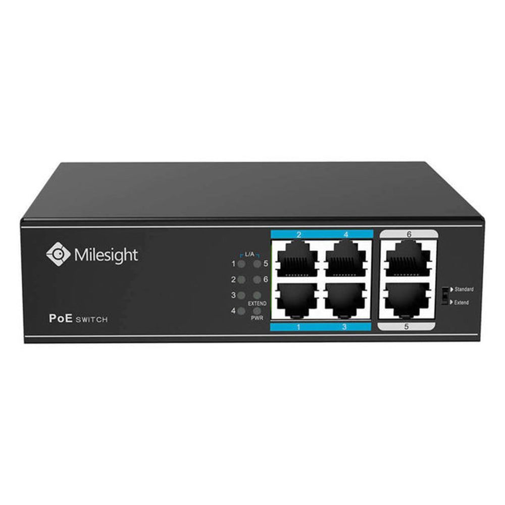 MS-S0204-EL - PoE Switch 4-Port – Power Over Ethernet (MS-S0204-EL) – Milesight