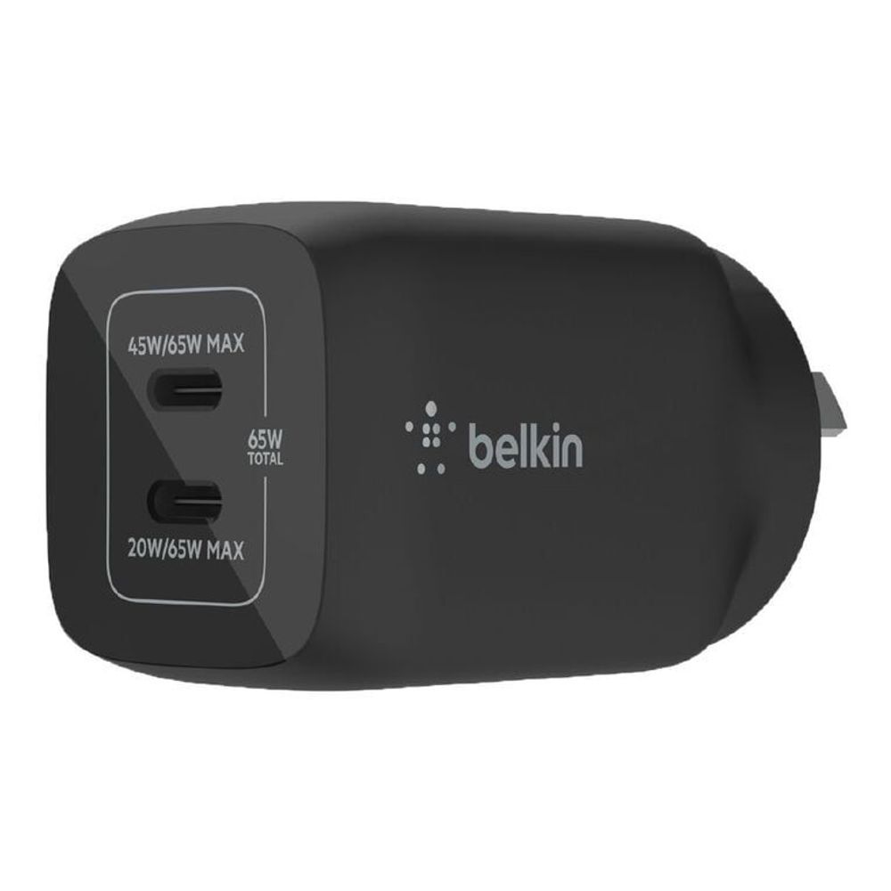 WCH013AUBK - Belkin BOOST CHARGE PRO AC Adapter - 65 W - Black