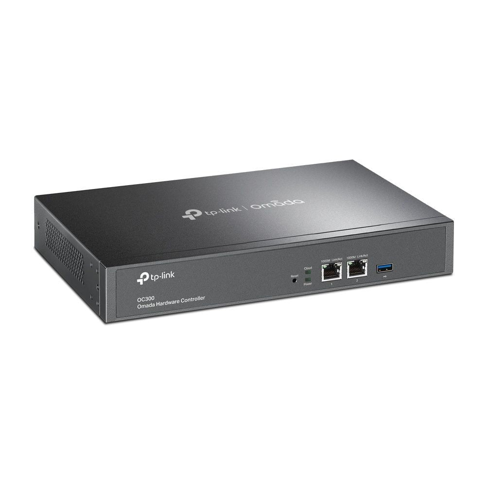 TL-OC300 - TP-Link Omada Hardware Controller PORT: 2× 10/100/1000 Mbps Ethernet Ports, 1× USB 3.0 Port