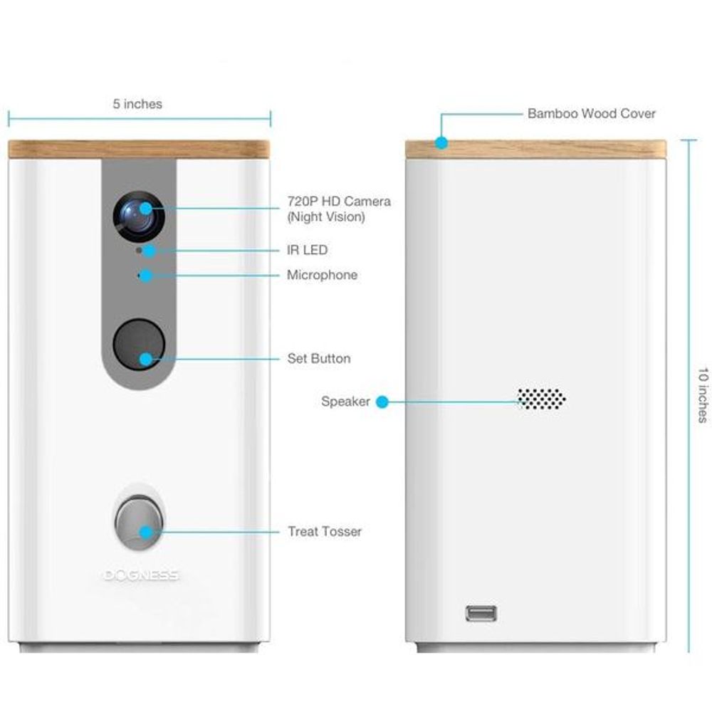 Flipside DOGNESS SMART CAMERA TREATER WHITE