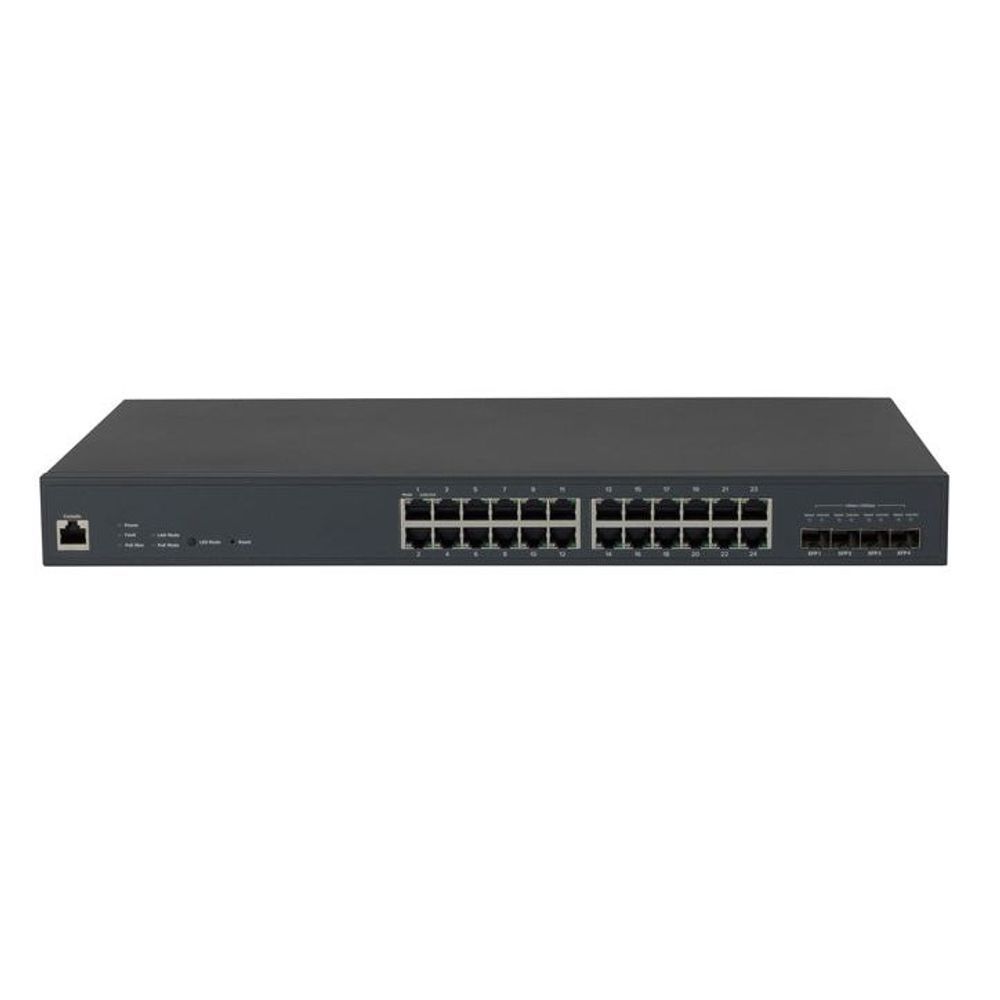 PS24 - Plasma Cloud PS24 24-Port Gigabit 410W Managed PoE Switch with SFP+ 10 Gbps Ports