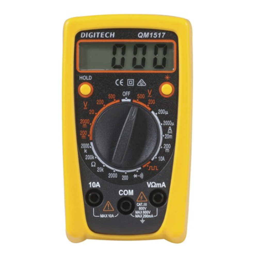 QM1517 Economy CatIII Multimeter with Data Hold