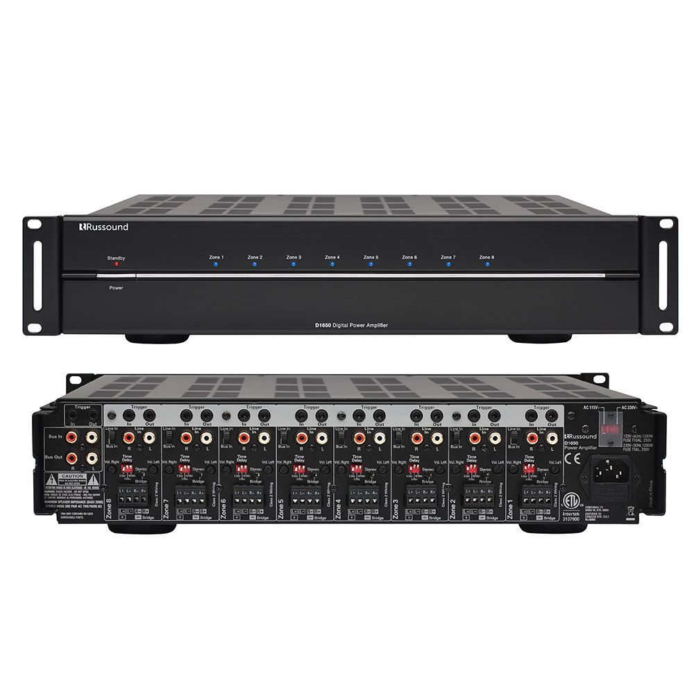 D1650 - Powert Amplifier 8 Zone 16-Channel (D1650) – Russound