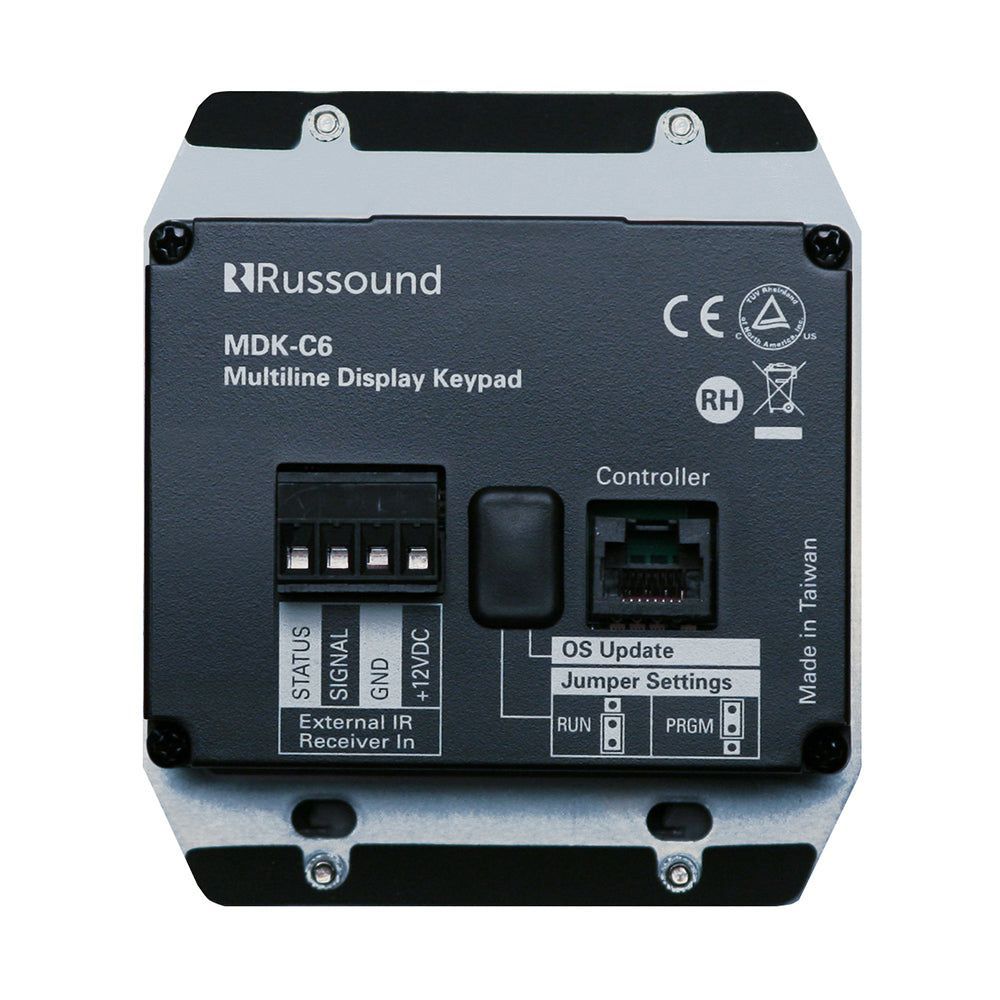 MDK-C6 - Multizone Keypad-Multiline Display Keypad (MDK-C6) – Russound