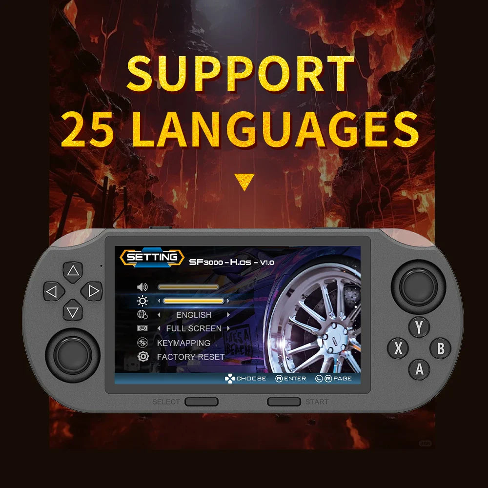 SF3000 Portable Handheld Game Console