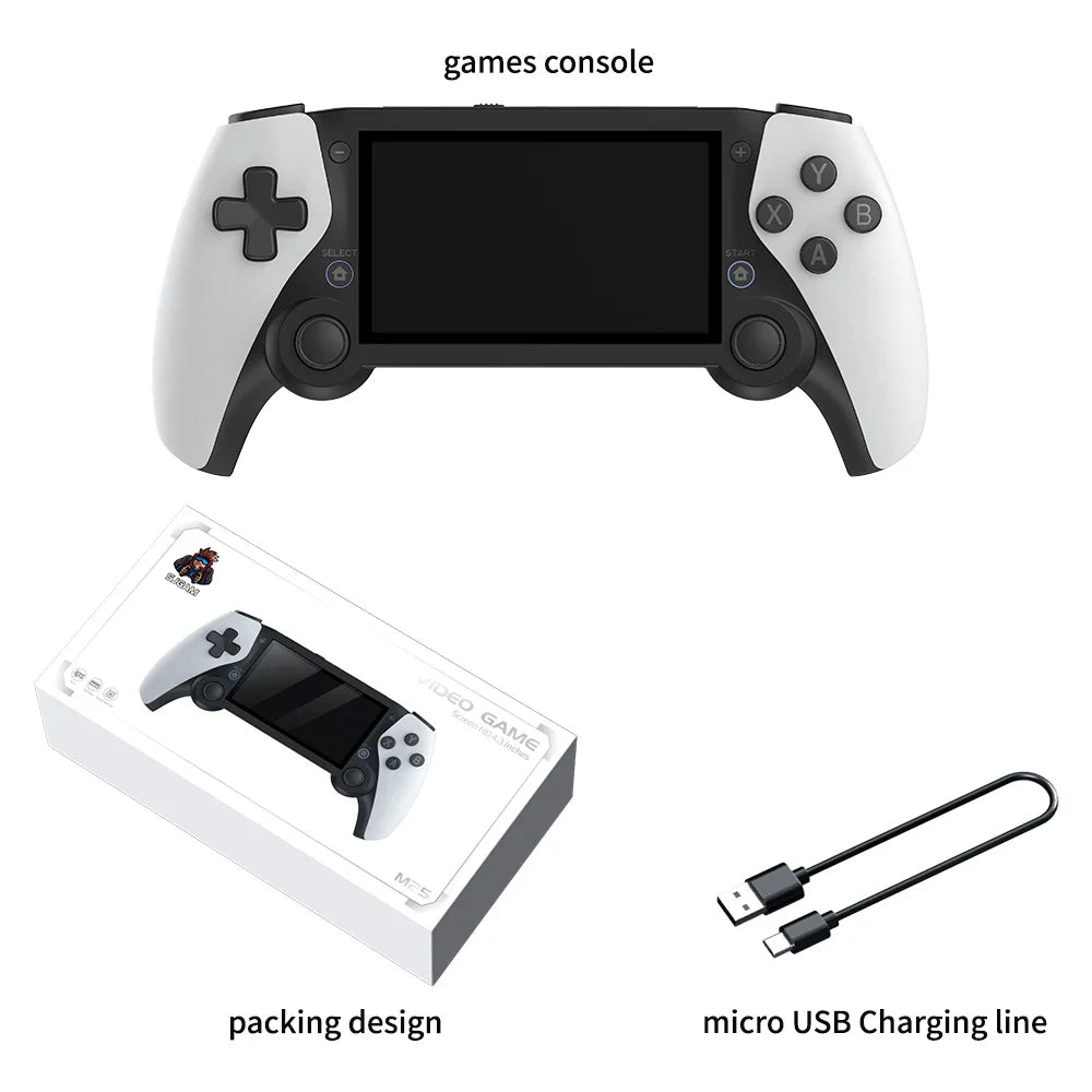 M25 Portable Handheld Gaming Console White