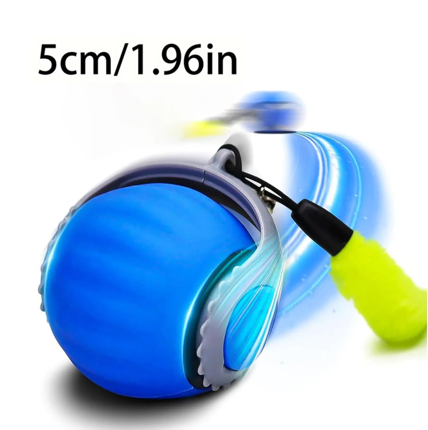 Automatic Interactive Smart Cat Toy - USB Rechargeable Rolling Ball and Mouse Car Teaser Blue Th