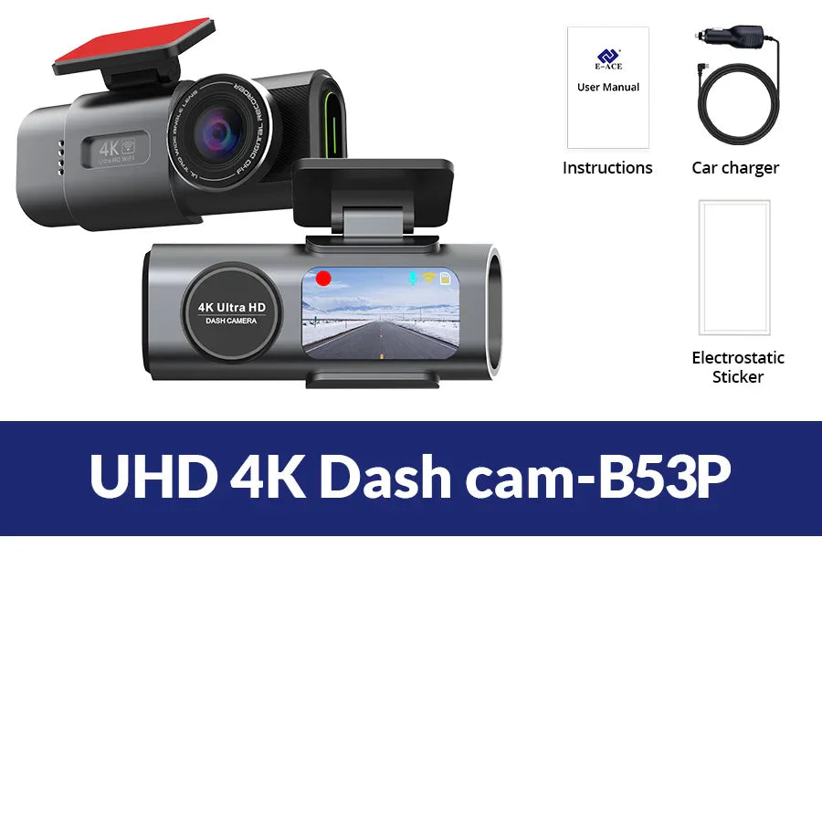 Acceo 4K UHD Dash Cam Only 4K Dvr-B53P