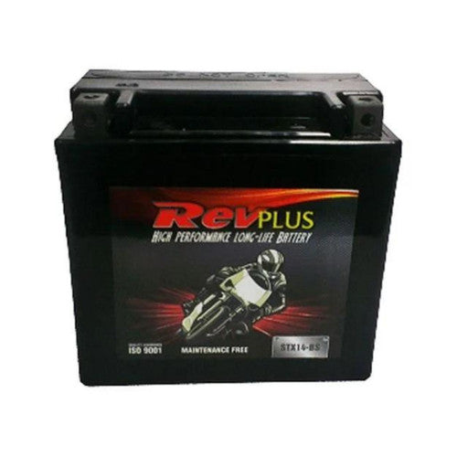 STX14AHL-BS - RevPlus Motorbike Battery 12V 12AH