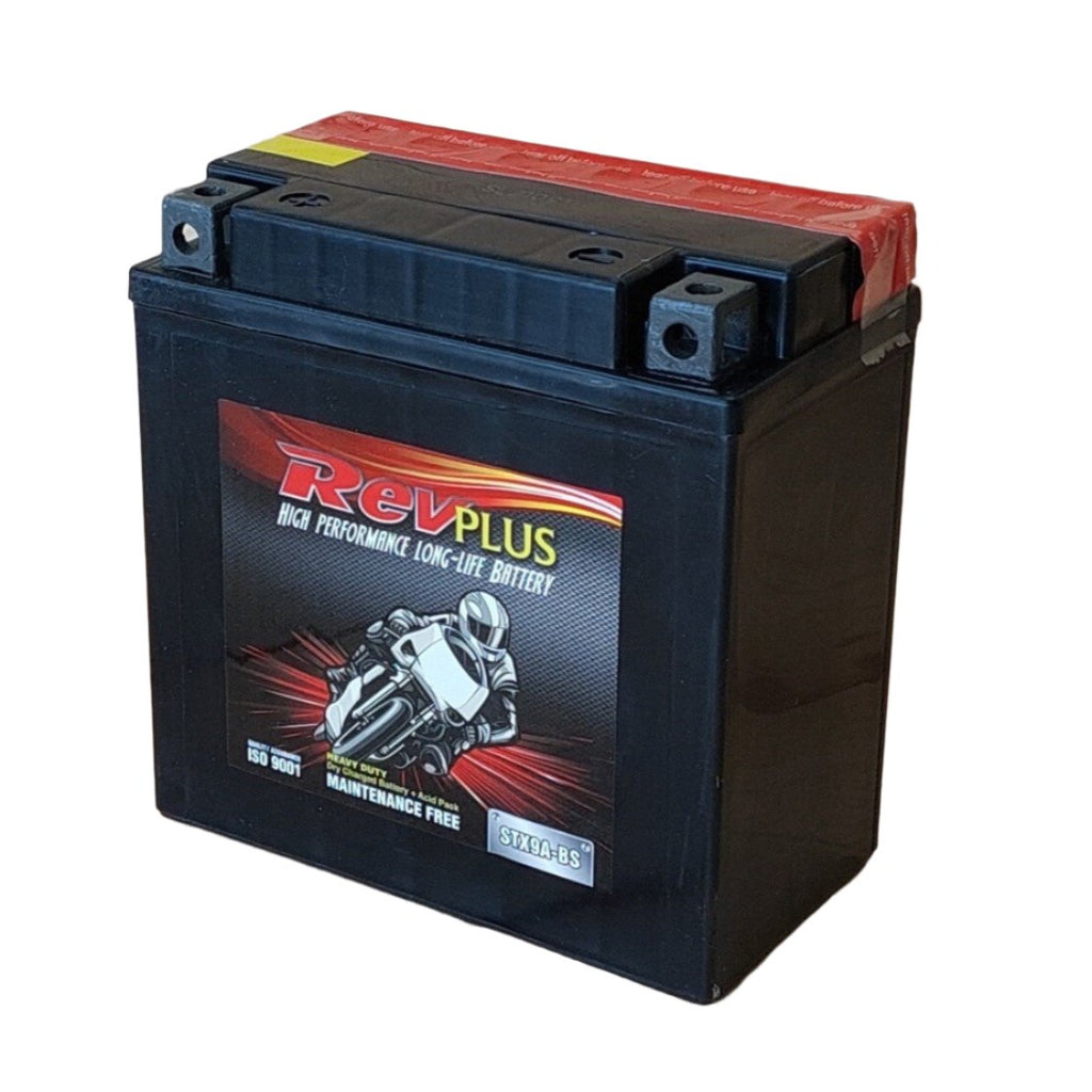 STX9A-BS - Revplus Motorbike Battery 12V 9Ah