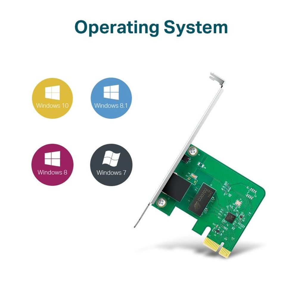 TG-3468 - TP-Link 32-bit Gigabit PCIe Network Adapter, Realtek RTL8168B Chipset