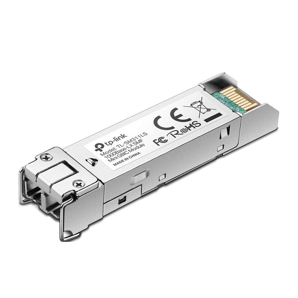 TL-SM311LS - TP-Link Gigabit SFP MiniGBIC module, Single-mode, LC interface, Up to 10km distance