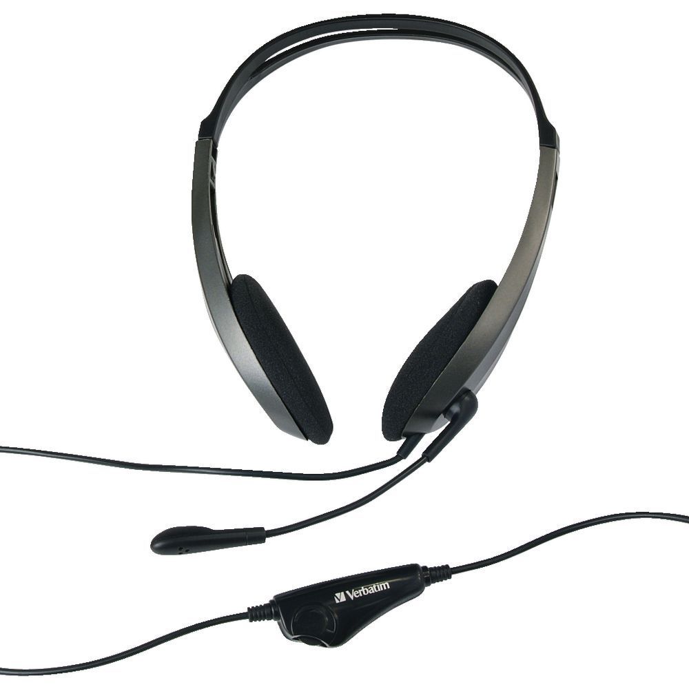 Verbatim Multimedia Headset with Microphone