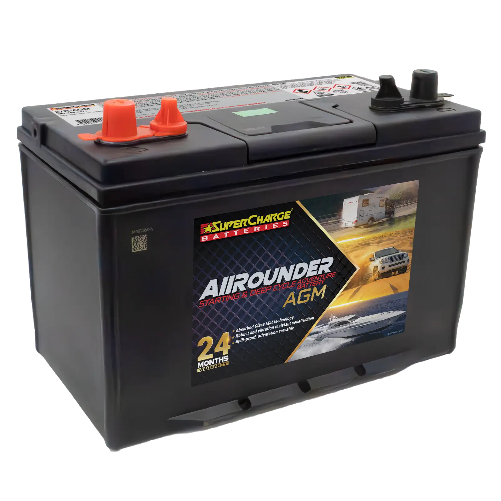 27R-AGM - Supercharge Allrounder 27R-AGM Battery