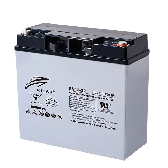 EV12-22 - Ritar 12V 22Ah EV Series AGM Deep Cycle Battery