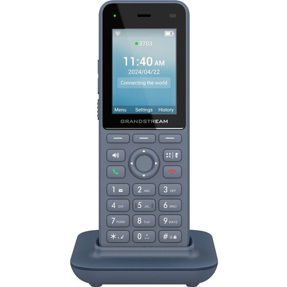 WP826 - Grandstream WP826 Cordless Dual-Band Wi-Fi 6 IP Phone with 12-hour talk time