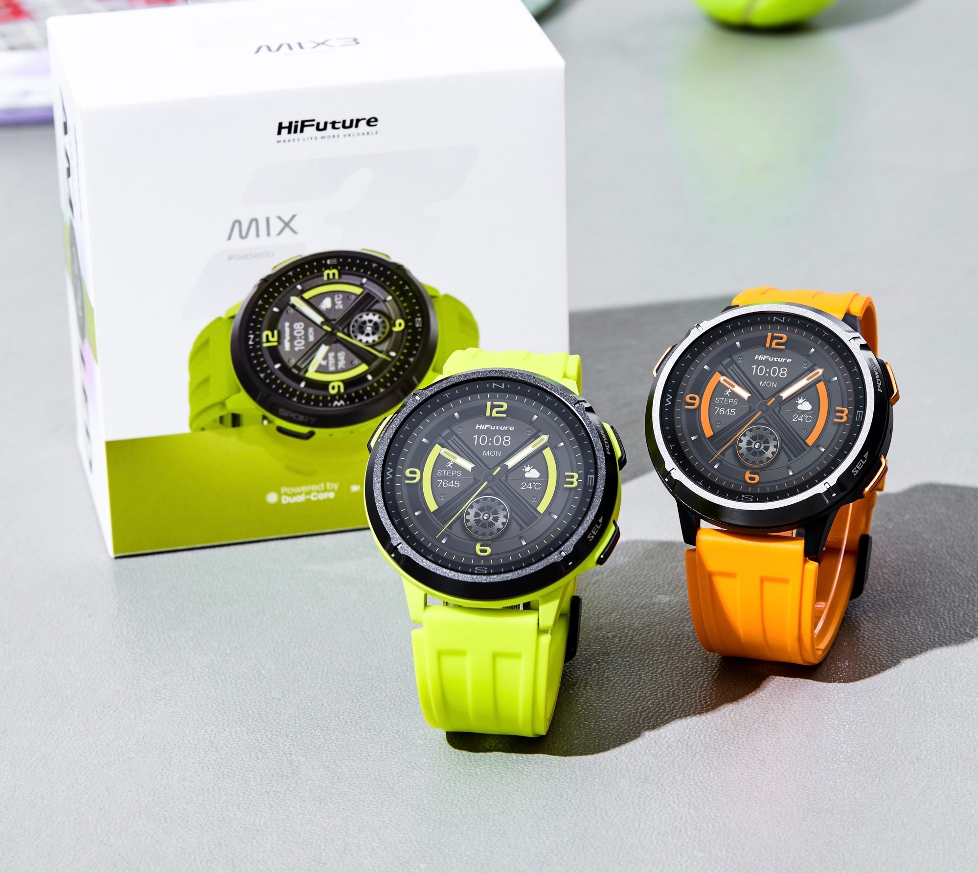 Hifuture MIX3 Premium Sports Smart Watch - Orange