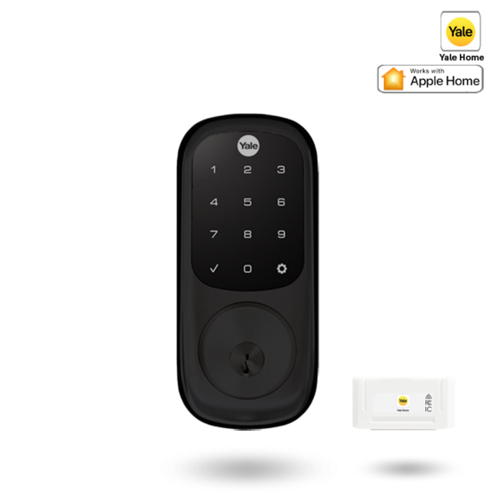 YRD226HKMBK - YALE ASSURE KEYED DIGITAL DEADBOLT SMART-READY MATT BLACK