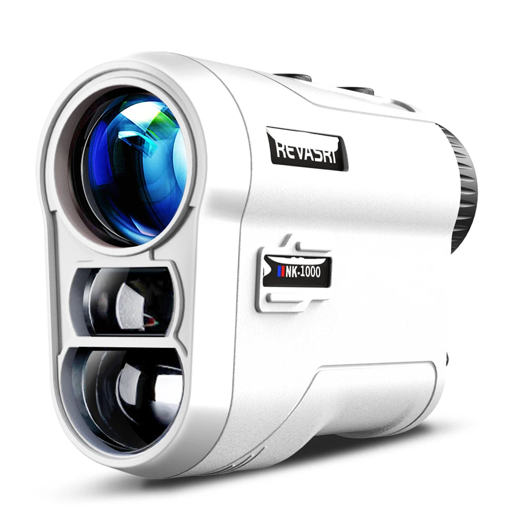 Advanced 600M Golf Laser Rangefinder with Slope Compensation and Flagpole Lock Golf White