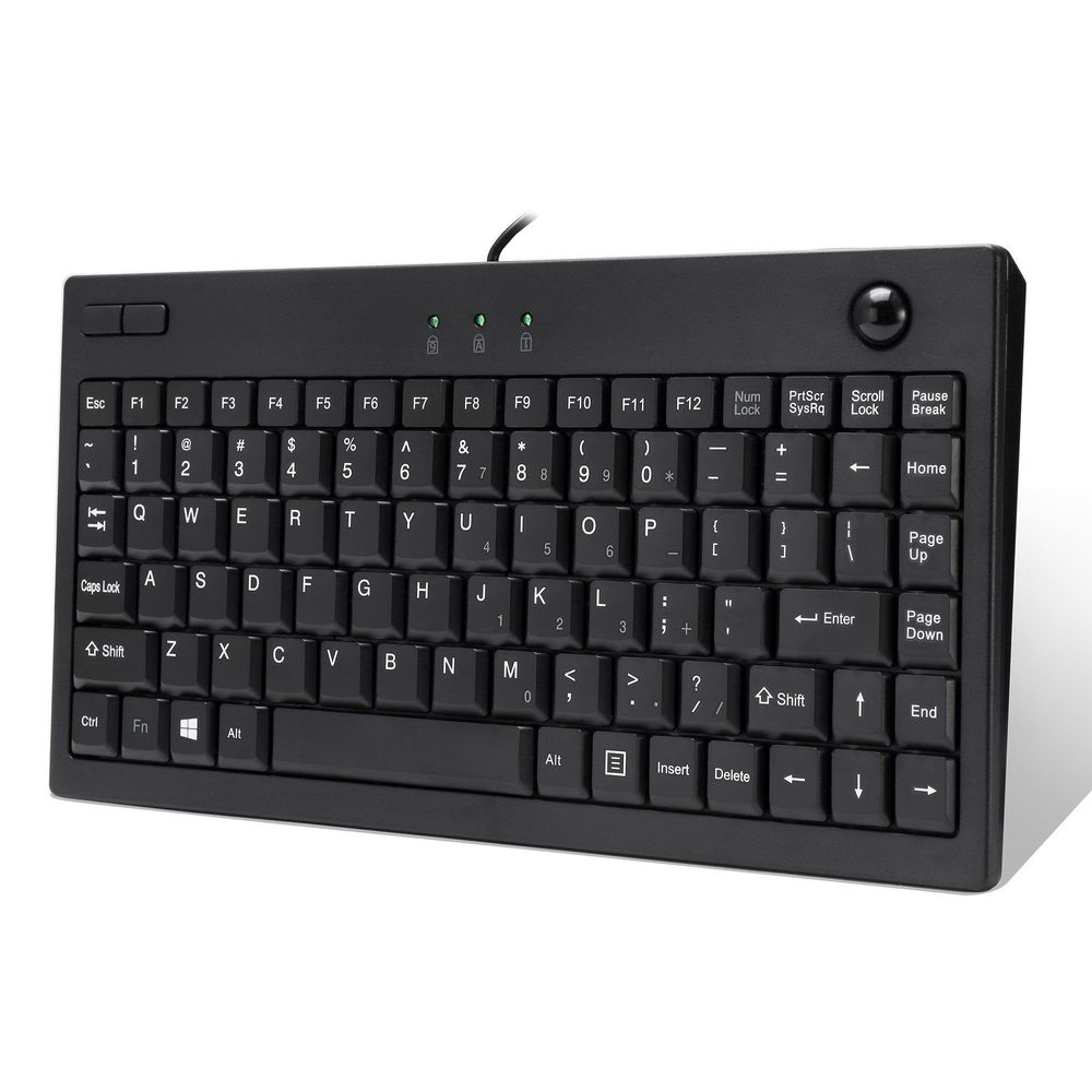 ADS-KBAKB-310UB - ADESSO MINI USB KEYBOARD WITH TRACKBALL